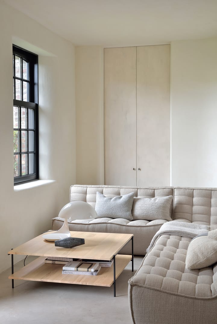 Divano N701 a 2 posti, Tessuto beige Ethnicraft
