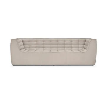 Divano N701 a 3 posti - Beige, con braccioli - Ethnicraft