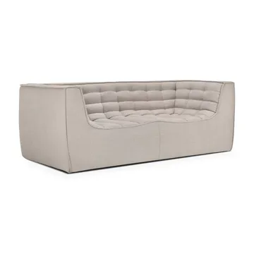 Divano N701 a 3 posti - Beige, con braccioli - Ethnicraft