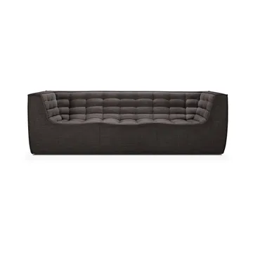 Divano N701 a 3 posti - Grigio scuro, con braccioli - Ethnicraft
