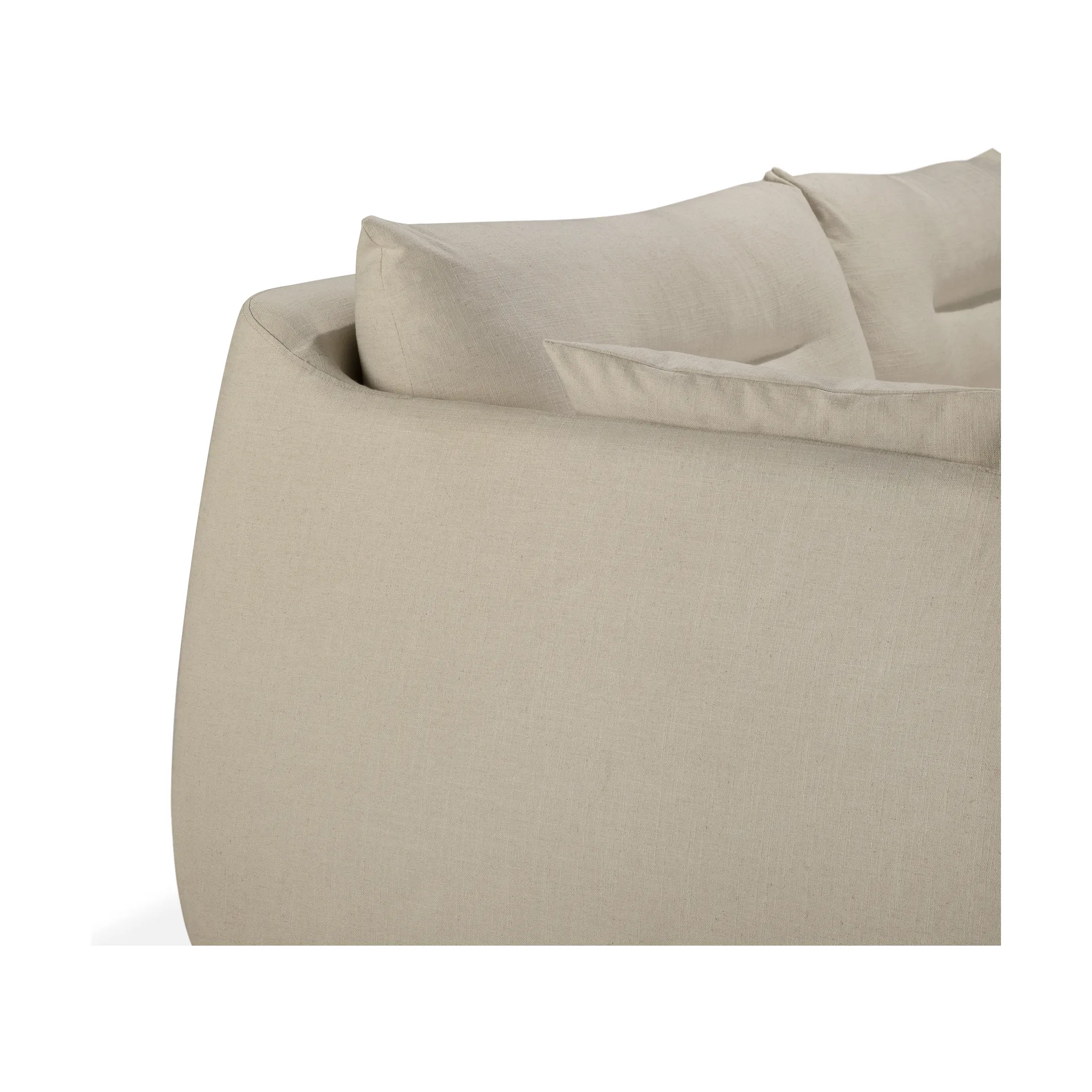 Divano Weave rivestimento sfoderabile, Bone, 3 posti Ethnicraft