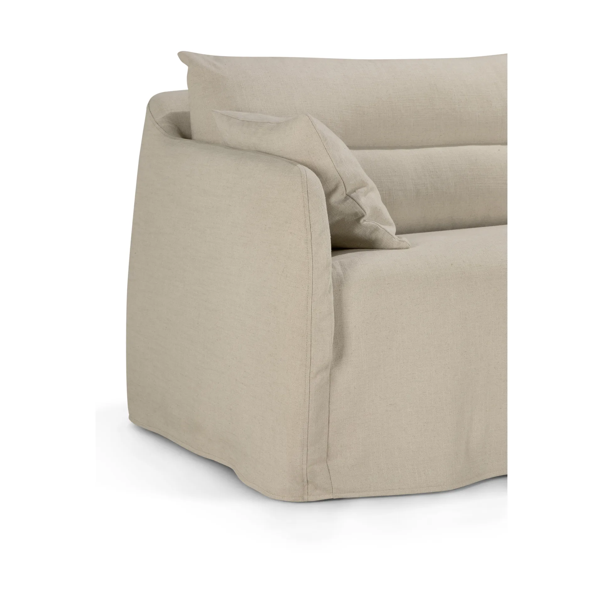 Divano Weave rivestimento sfoderabile, Bone, 3 posti Ethnicraft