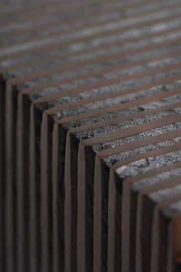 Fermalibri Grooves 2 pezzi - Mogano marrone scuro - Ethnicraft