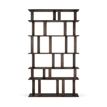 Libreria Block - Espresso matte mogano, 120x207 cm - Ethnicraft