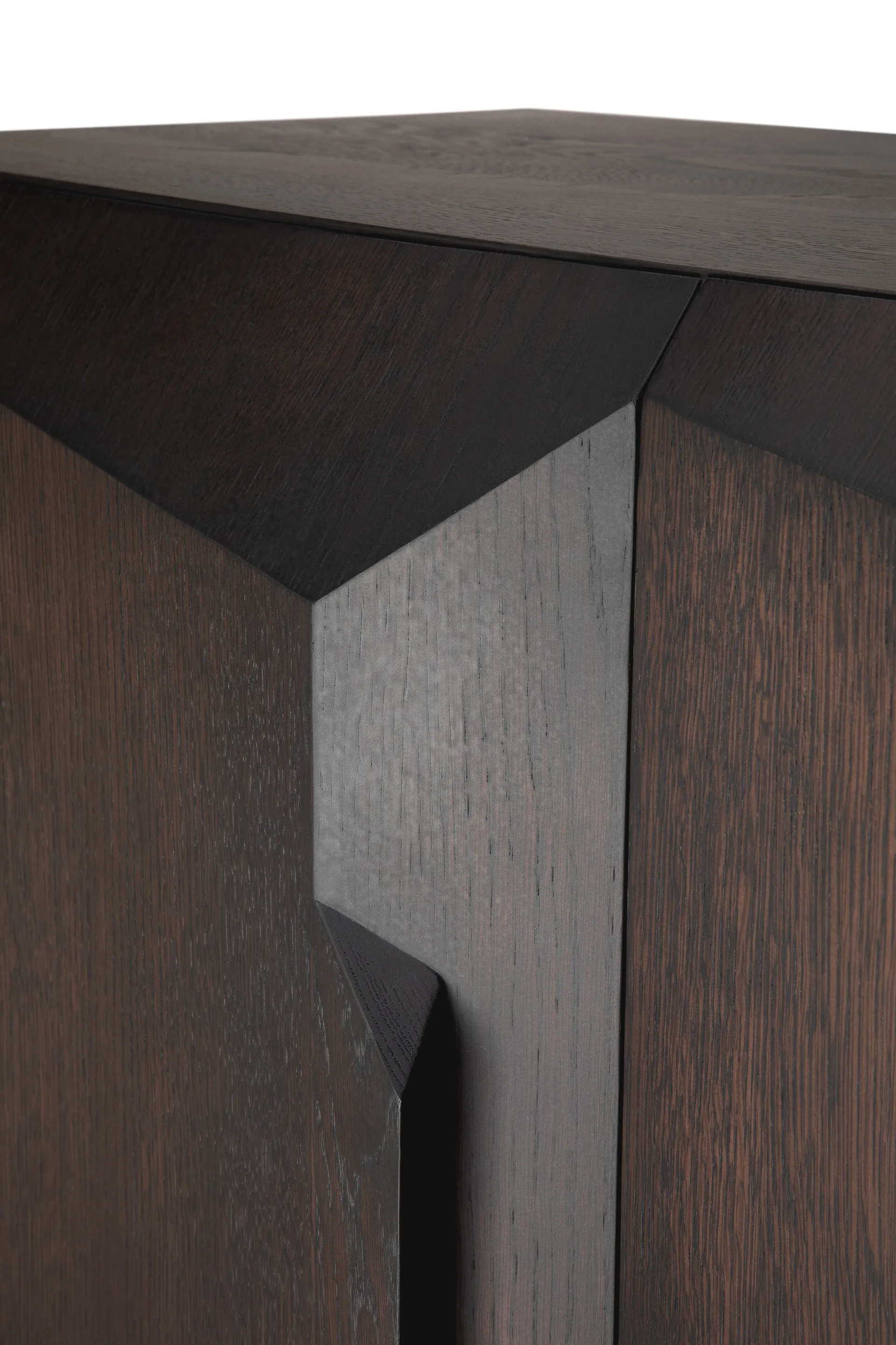 Libreria Stairs, Rovere laccato marrone-2 porte, 100x150 cm Ethnicraft