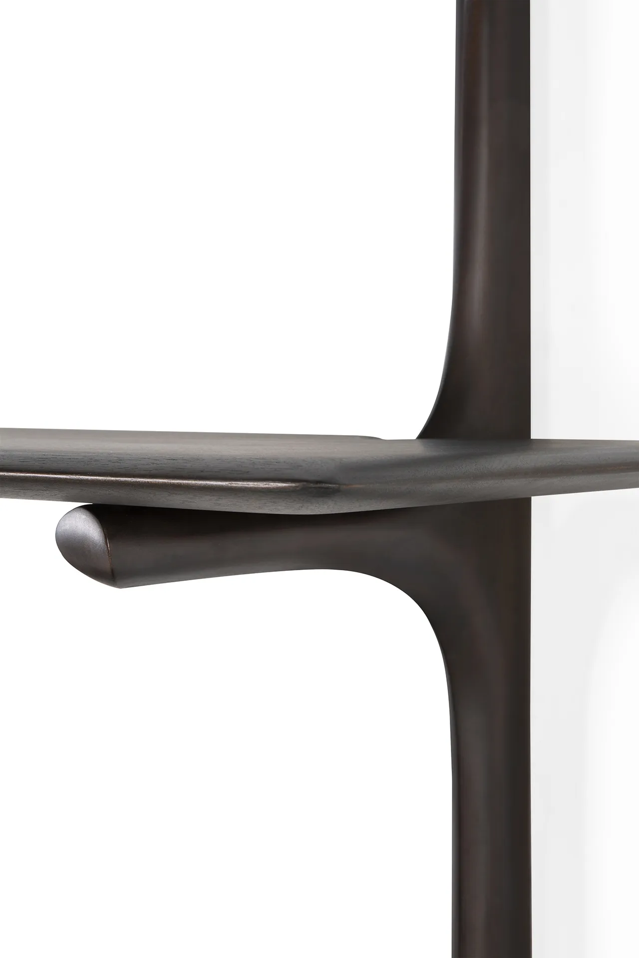 Mensola da parete PI , Laccato mogano-3 ripiani-dark brown Ethnicraft