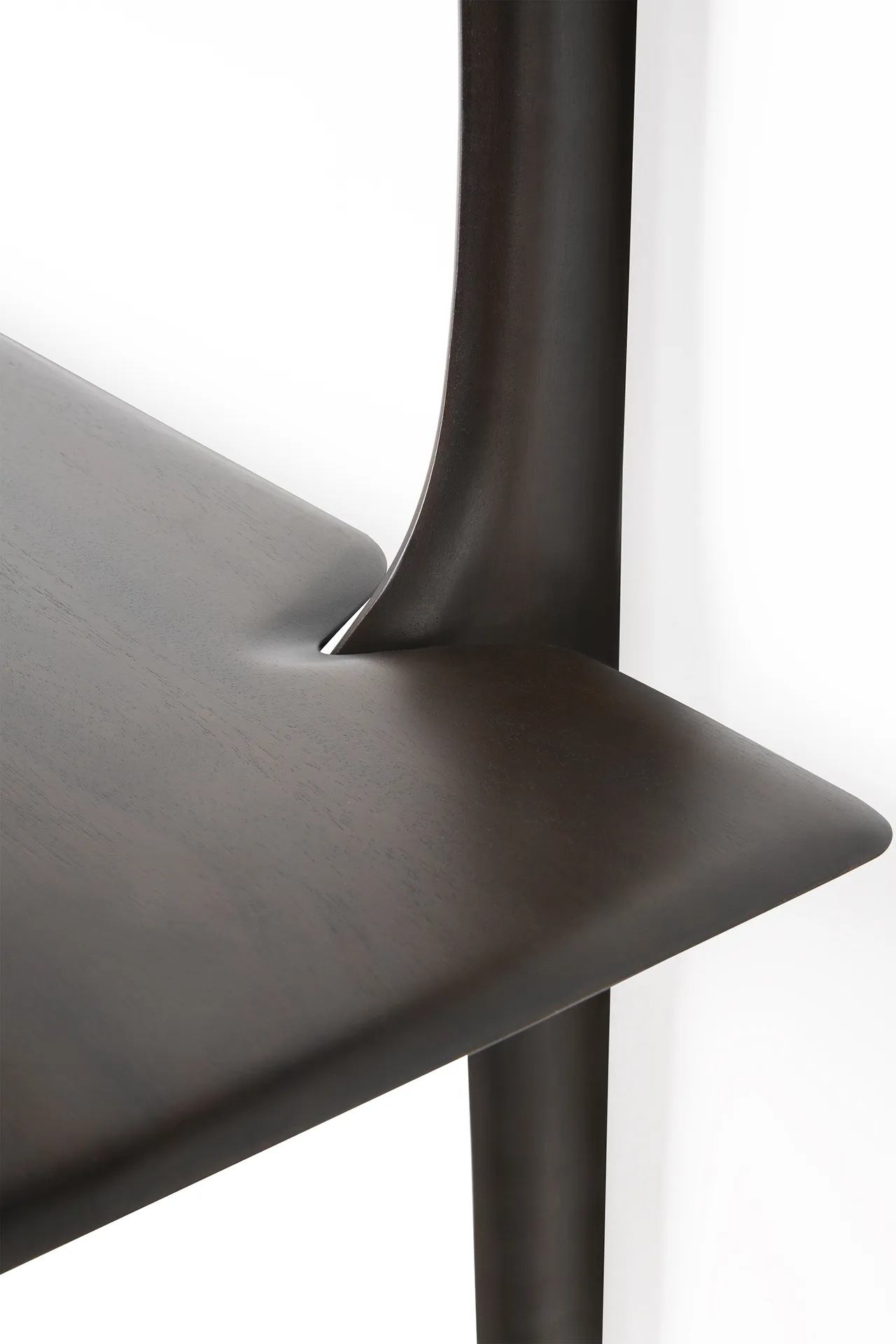 Mensola da parete PI , Laccato mogano-3 ripiani-dark brown Ethnicraft