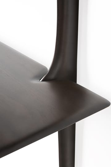 Mensola da parete PI  - Laccato mogano-3 ripiani-dark brown - Ethnicraft