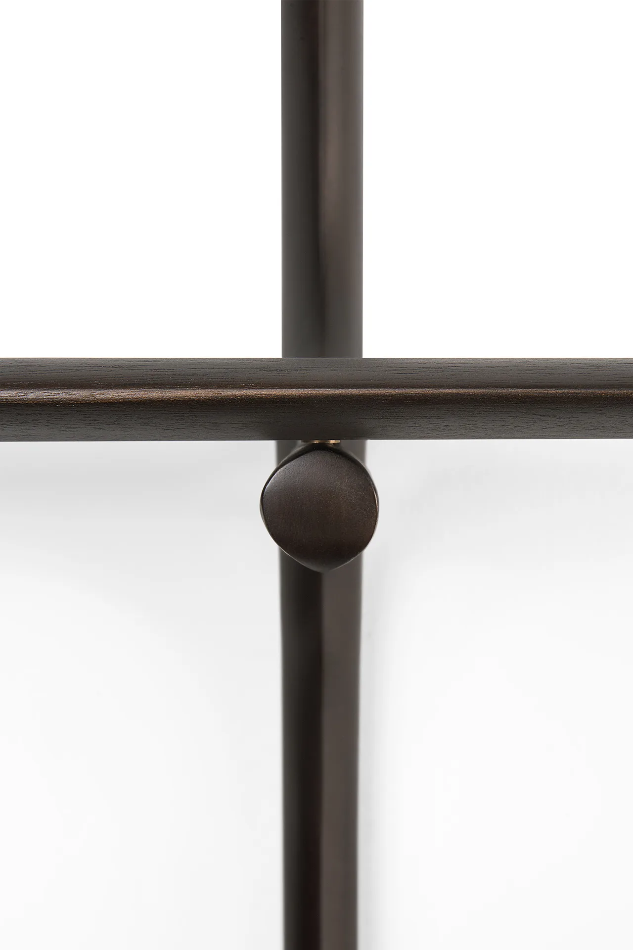 Mensola da parete PI , Mogano laccato-2 ripiani Ethnicraft