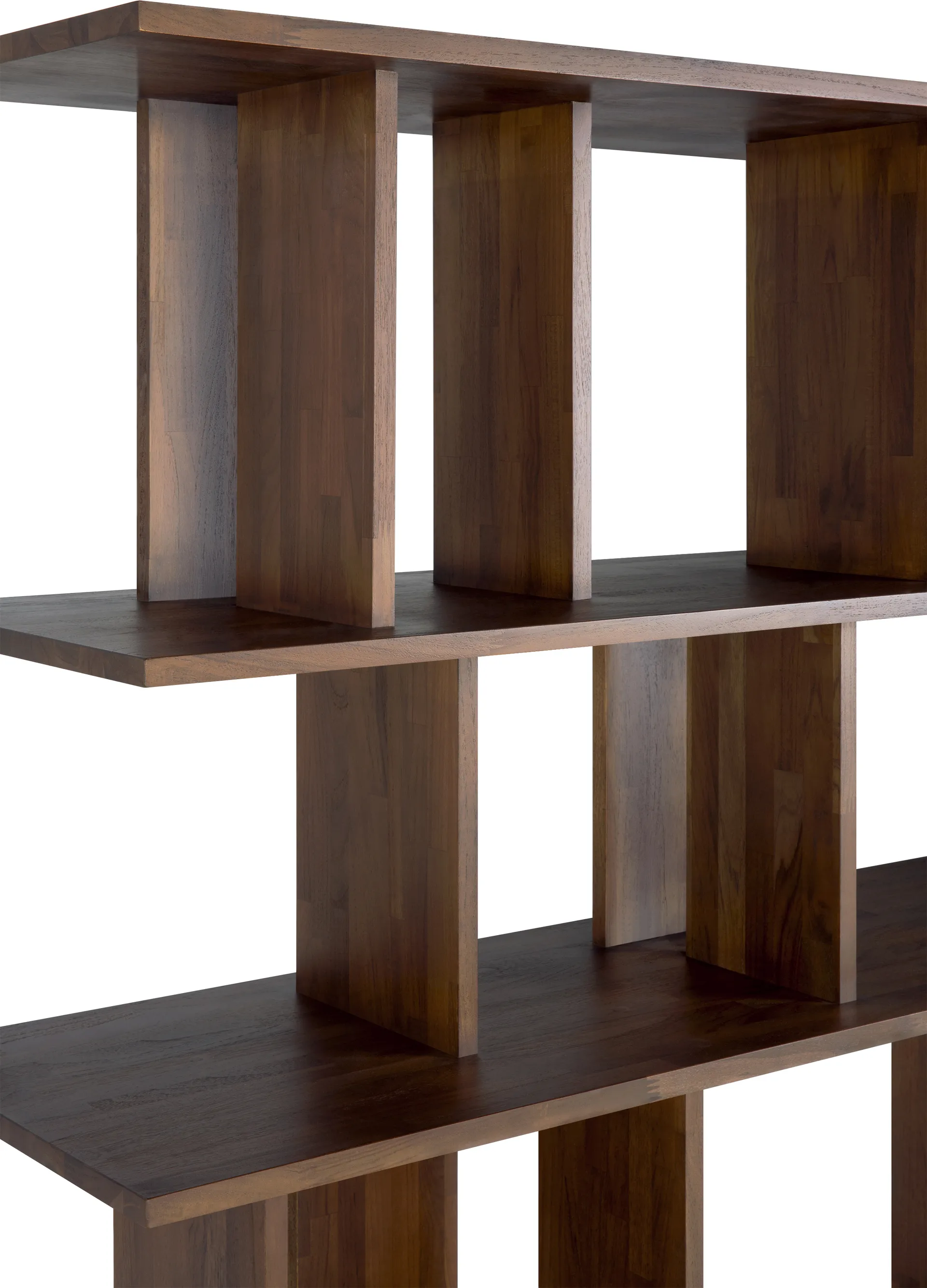 Mensola Irregular , Teak tinto scuro large Ethnicraft