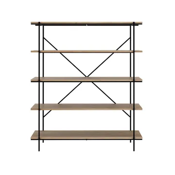 Mensola Rise - Olio cerato rovere-Black metal 165 cm - Ethnicraft