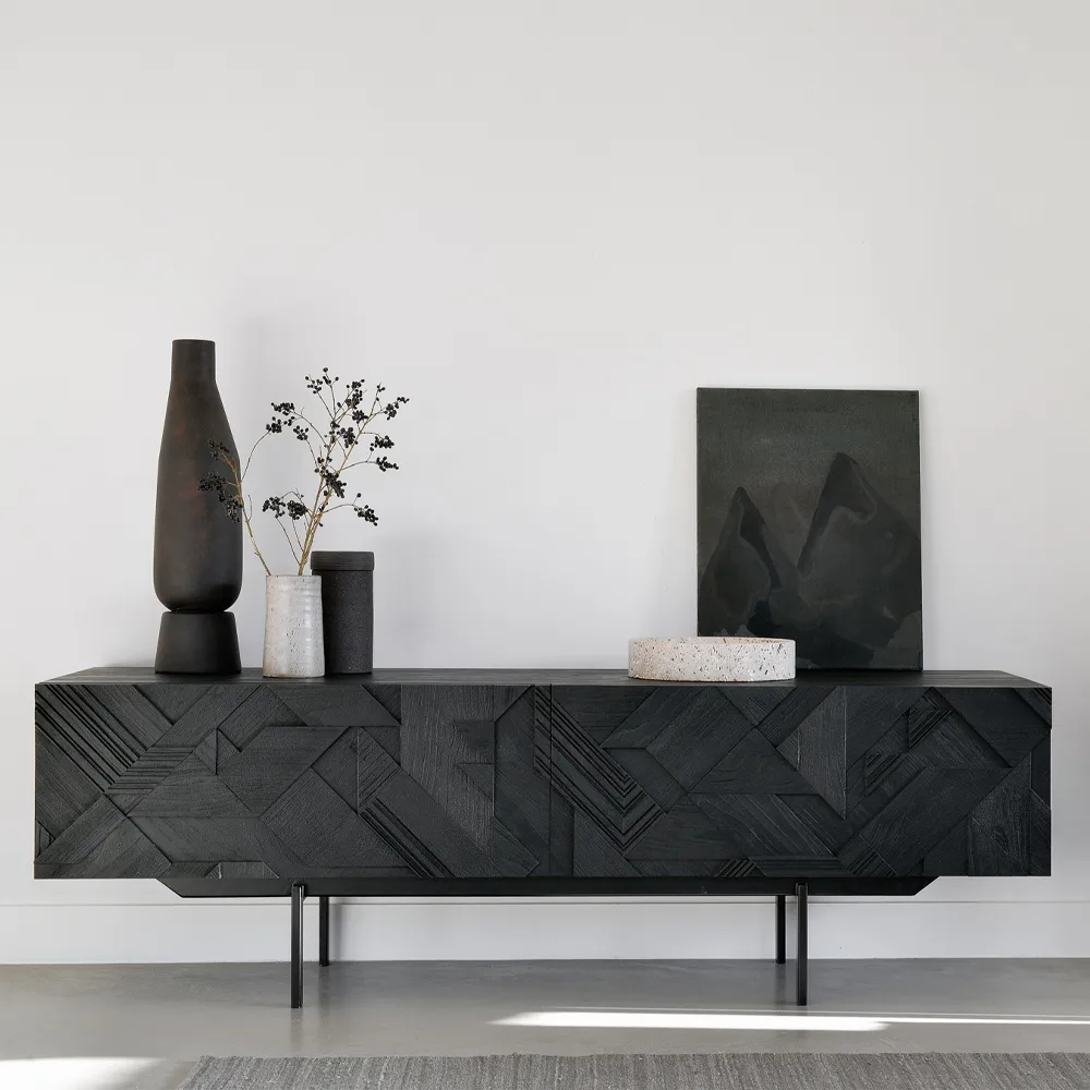 Mobile TV Graphic , Nero 242 cm Ethnicraft