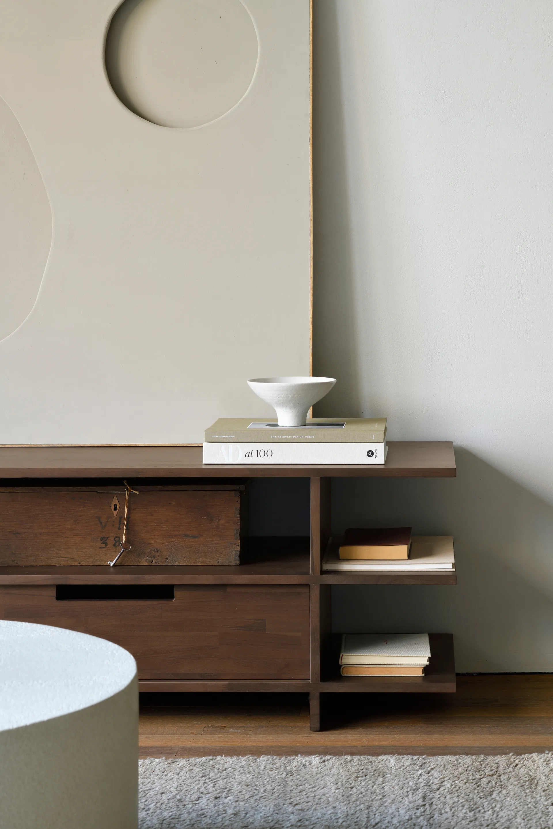 Mobile TV Kabuki , Teak tinto scuro Ethnicraft