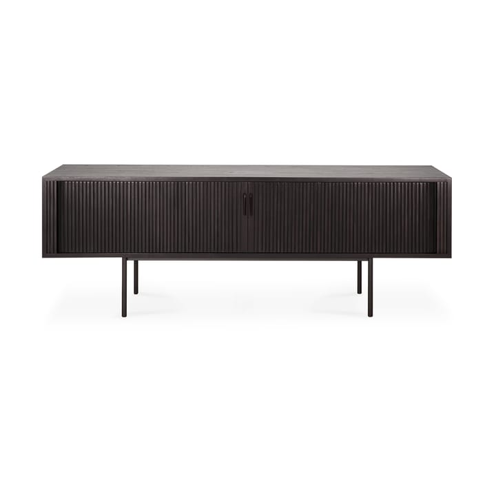 Mobile TV Roller Max  - Laccato teak-nero-2 porte - Ethnicraft