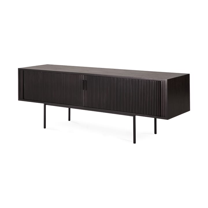 Mobile TV Roller Max , Laccato teak-nero-2 porte Ethnicraft