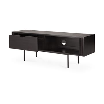 Mobile TV Roller Max  - Laccato teak-nero-2 porte - Ethnicraft