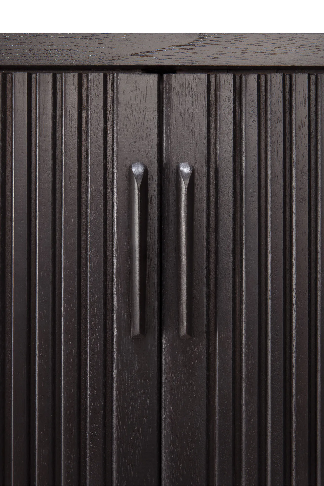 Mobile TV Roller Max , Laccato teak-nero-2 porte Ethnicraft