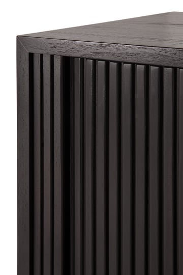 Mobile TV Roller Max  - Laccato teak-nero-2 porte - Ethnicraft