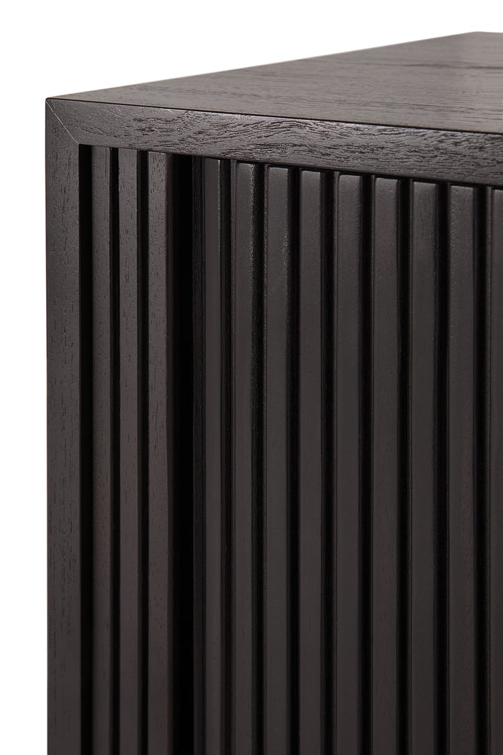 Mobile TV Roller Max , Laccato teak-nero-2 porte Ethnicraft