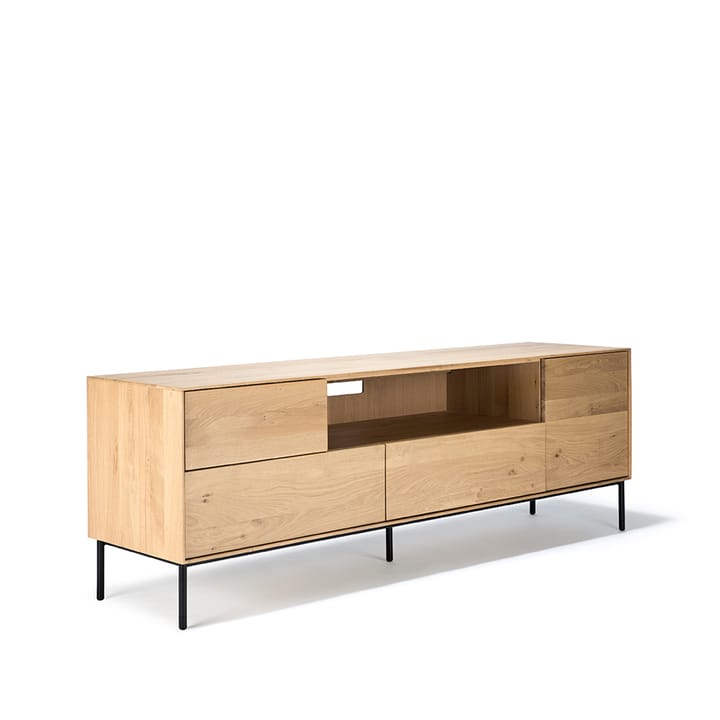 Mobile TV Whitebird 180 cm, Rovere oliato-Black metal Ethnicraft
