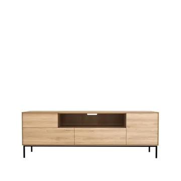 Mobile TV Whitebird 180 cm - Rovere oliato-Black metal - Ethnicraft