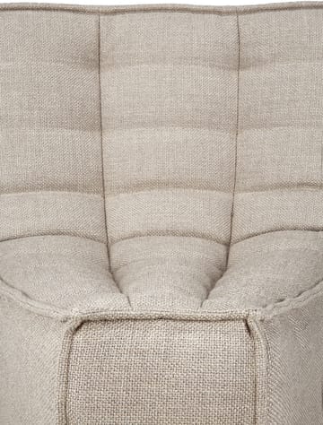 Modulo angolare arrotondato 45° N701  - Tessuto Ecru beige - Ethnicraft