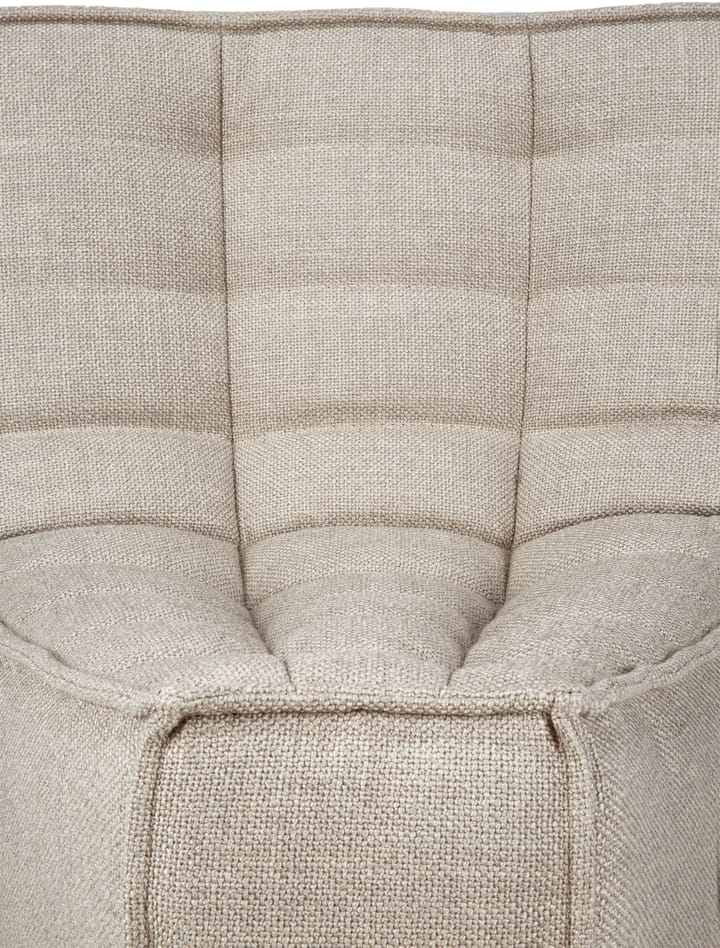 Modulo angolare arrotondato 45° N701 , Tessuto Ecru beige Ethnicraft