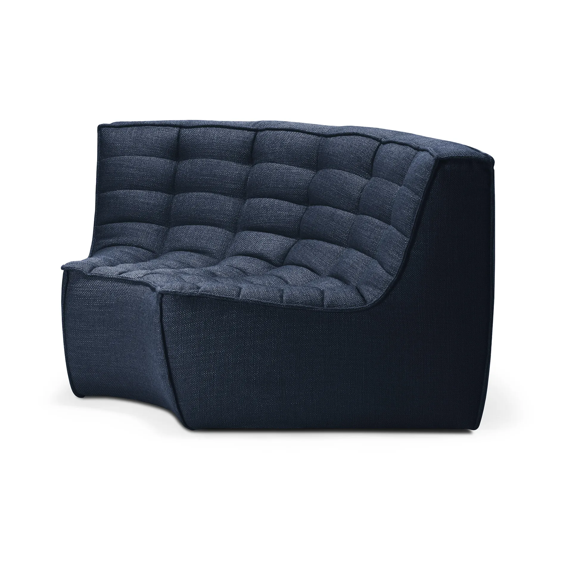 Modulo angolare arrotondato 90° N701 , Graphite Eco Ethnicraft