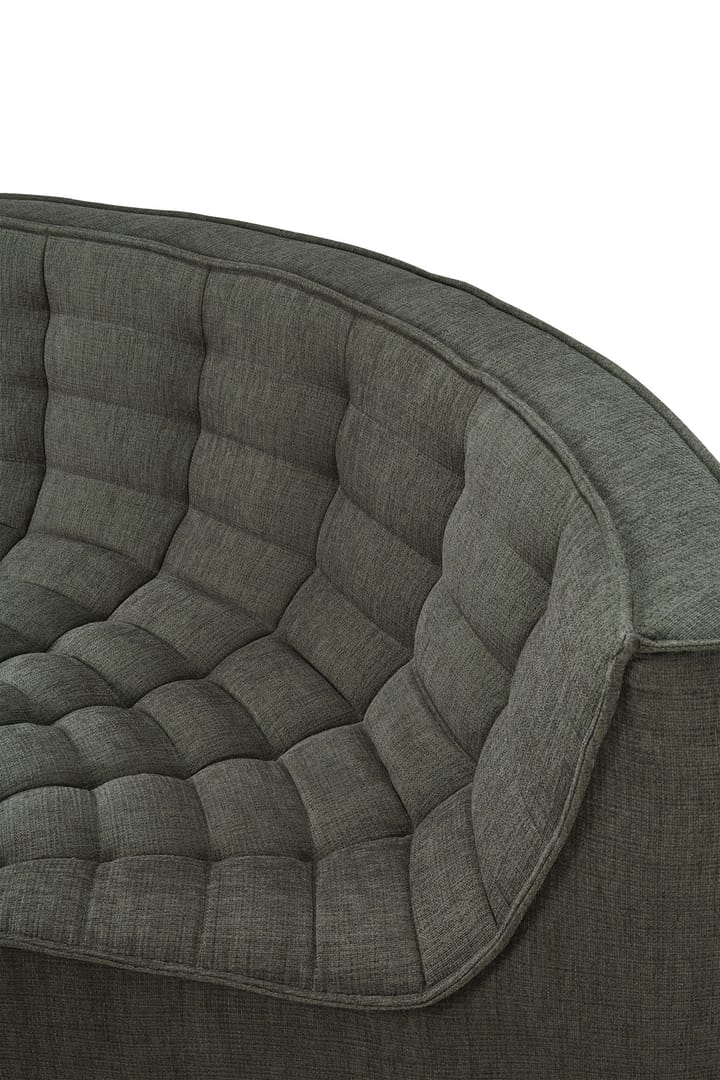 Modulo angolare arrotondato 90° N701 , Moss Eco fabric Ethnicraft