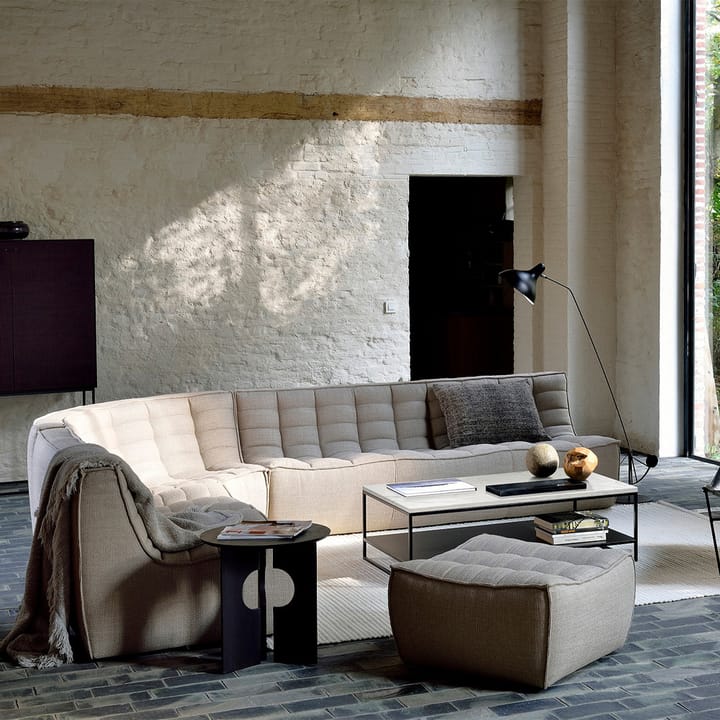 Modulo angolare arrotondato 90° N701 , Tessuto grigio scuro Ethnicraft