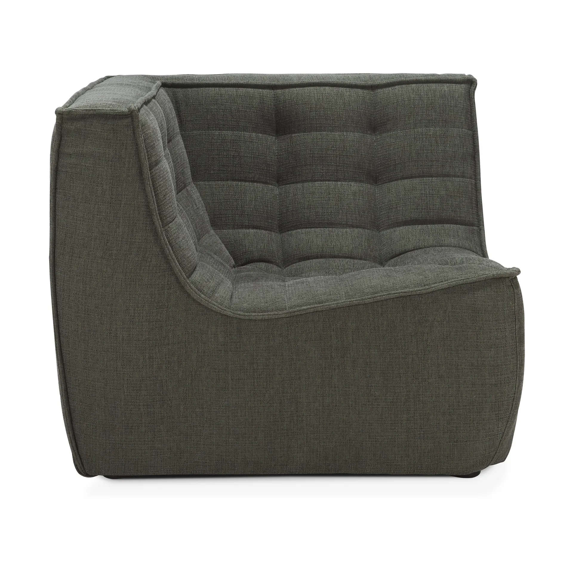 Modulo angolare N701 dritto, Moss Eco fabric Ethnicraft