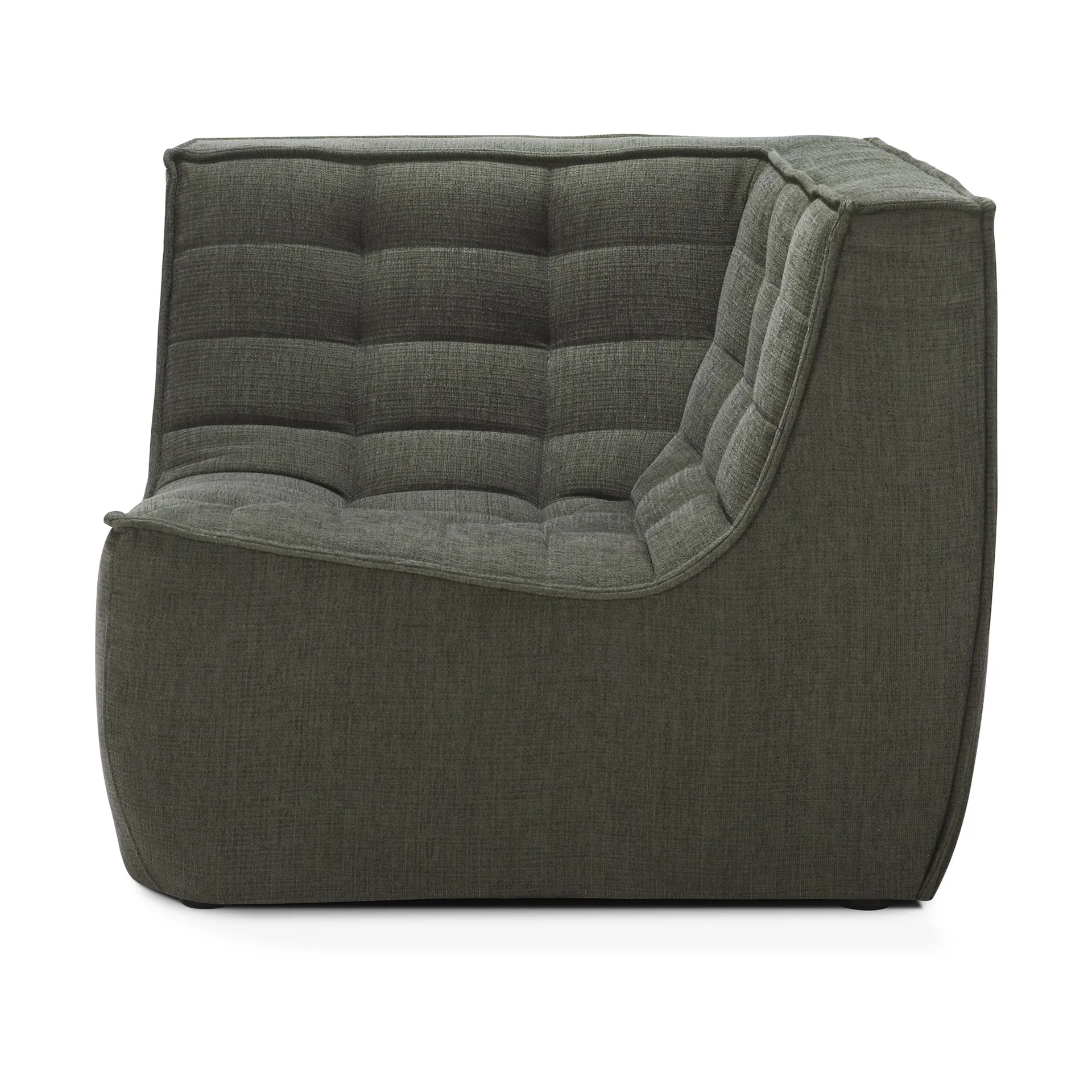 Modulo angolare N701 dritto, Moss Eco fabric Ethnicraft