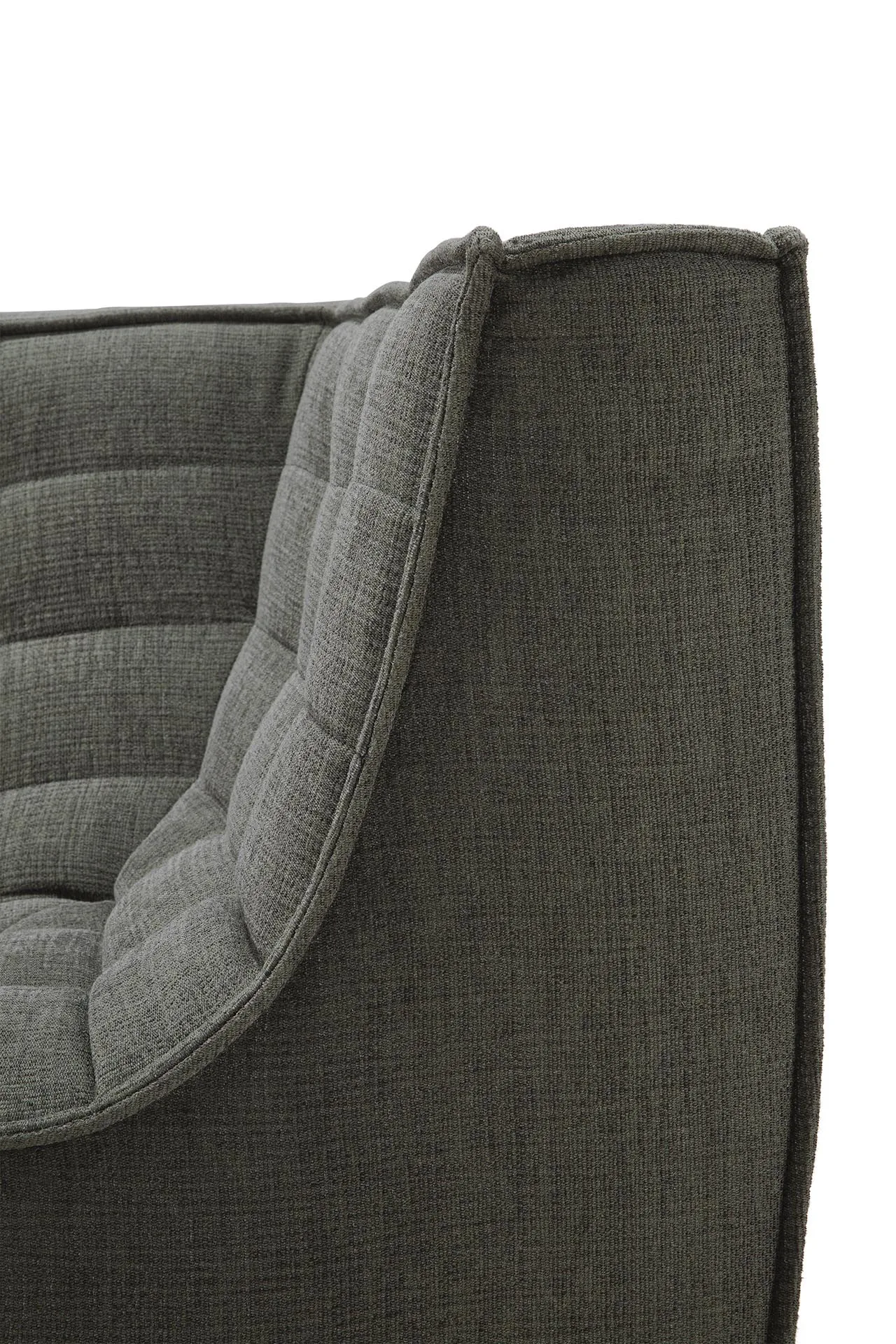 Modulo angolare N701 dritto, Moss Eco fabric Ethnicraft