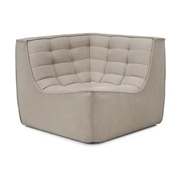 Modulo angolare N701 dritto - Tessuto Ecru beige - Ethnicraft