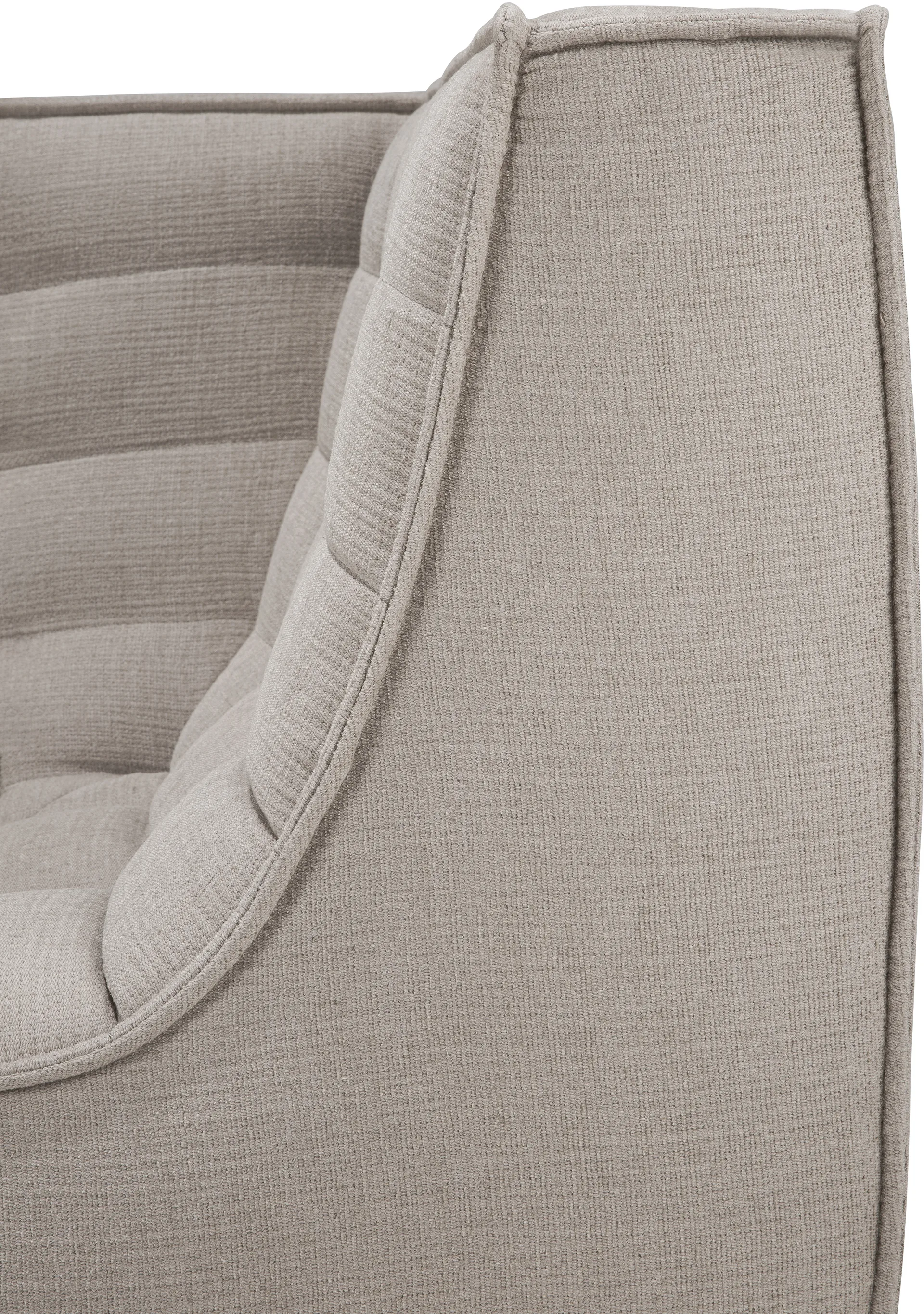 Modulo angolare N701 dritto, Tessuto Ecru beige Ethnicraft