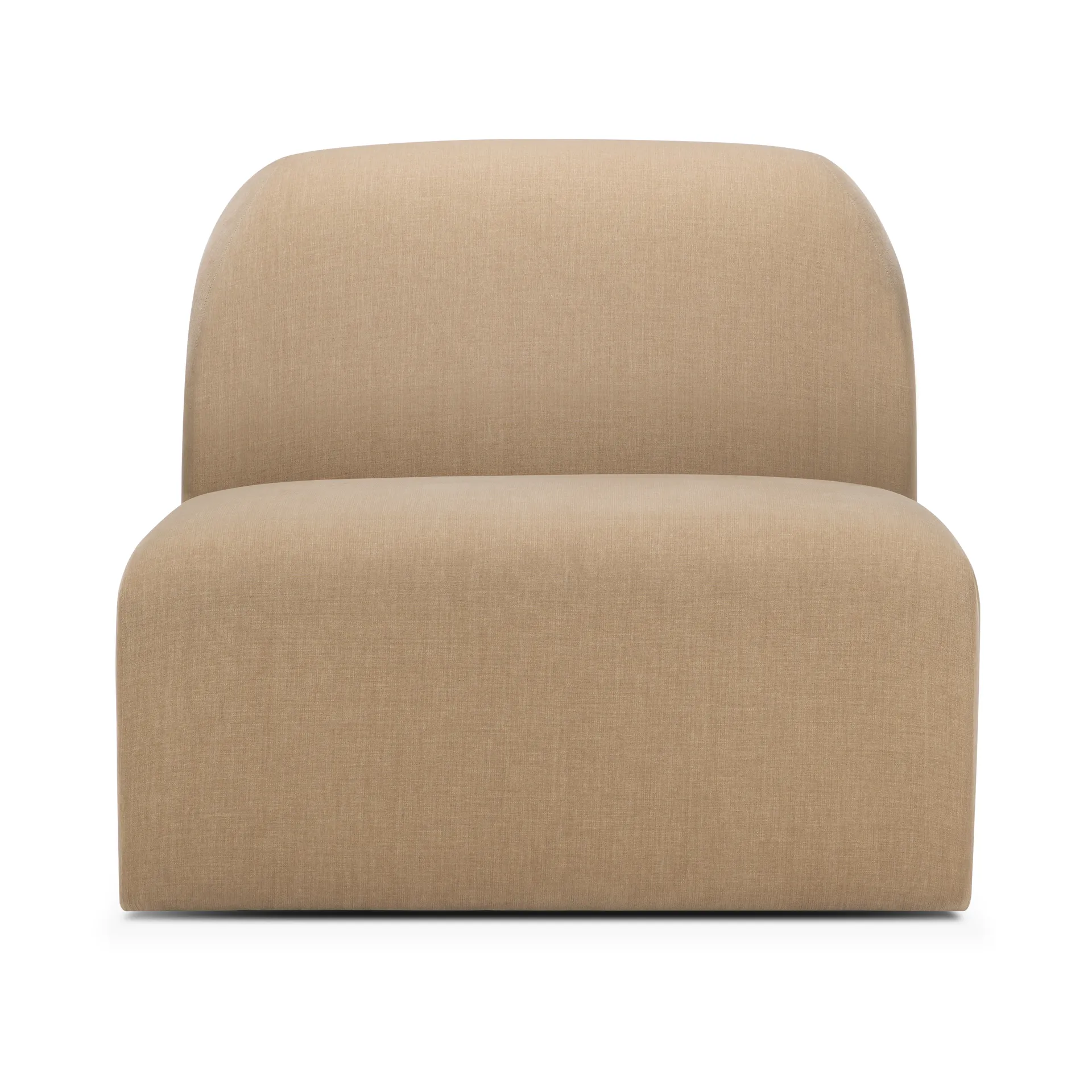 Modulo centrale Bulky modulsoffa 1 posto, Light sepia Ethnicraft