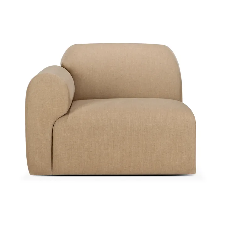 Modulo terminale bracciolo destro Bulky modulsoffa - Light sepia - Ethnicraft