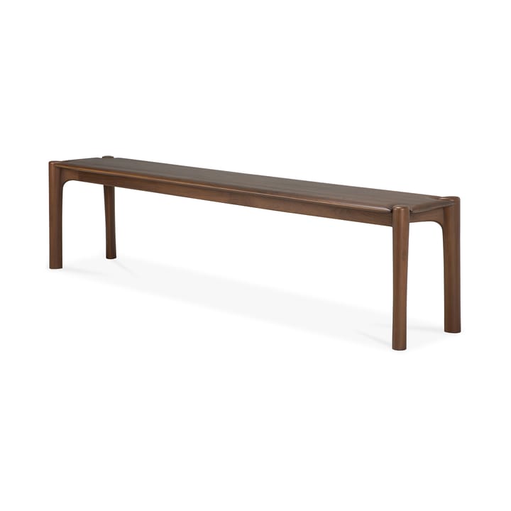 Panca PI 186x35 cm - Teak verniciato marrone - Ethnicraft