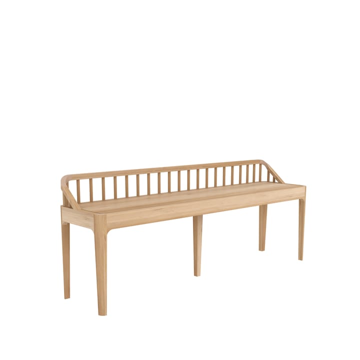 Panca Spindle 60x150 cm - Rovere con schienale - Ethnicraft