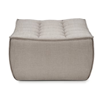 Poggiapiedi N701 - 70x70 cm - Tessuto Ecru beige - Ethnicraft