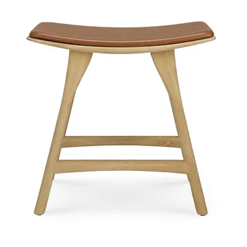 Poggiapiedi Osso 48x50 cm - Rovere laccato - Ethnicraft