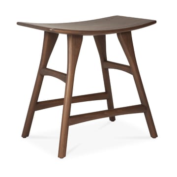 Poggiapiedi Osso 48x50 cm - Teak verniciato marrone - Ethnicraft