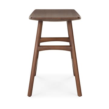 Poggiapiedi Osso 48x50 cm - Teak verniciato marrone - Ethnicraft