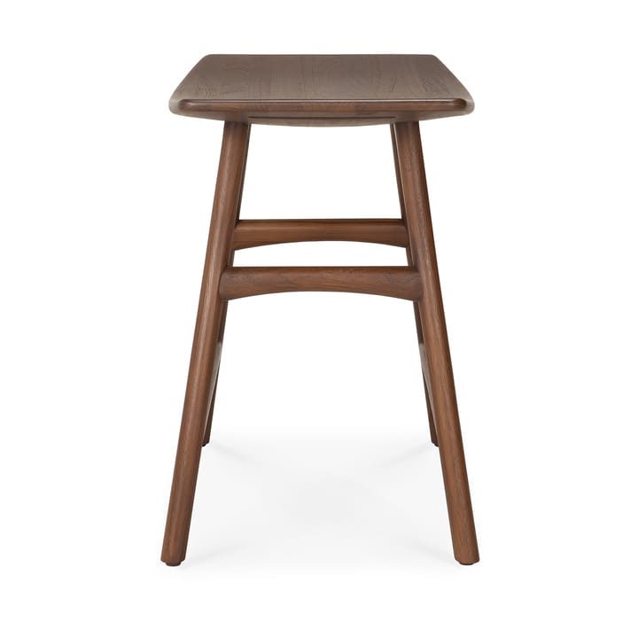 Poggiapiedi Osso 48x50 cm, Teak verniciato marrone Ethnicraft