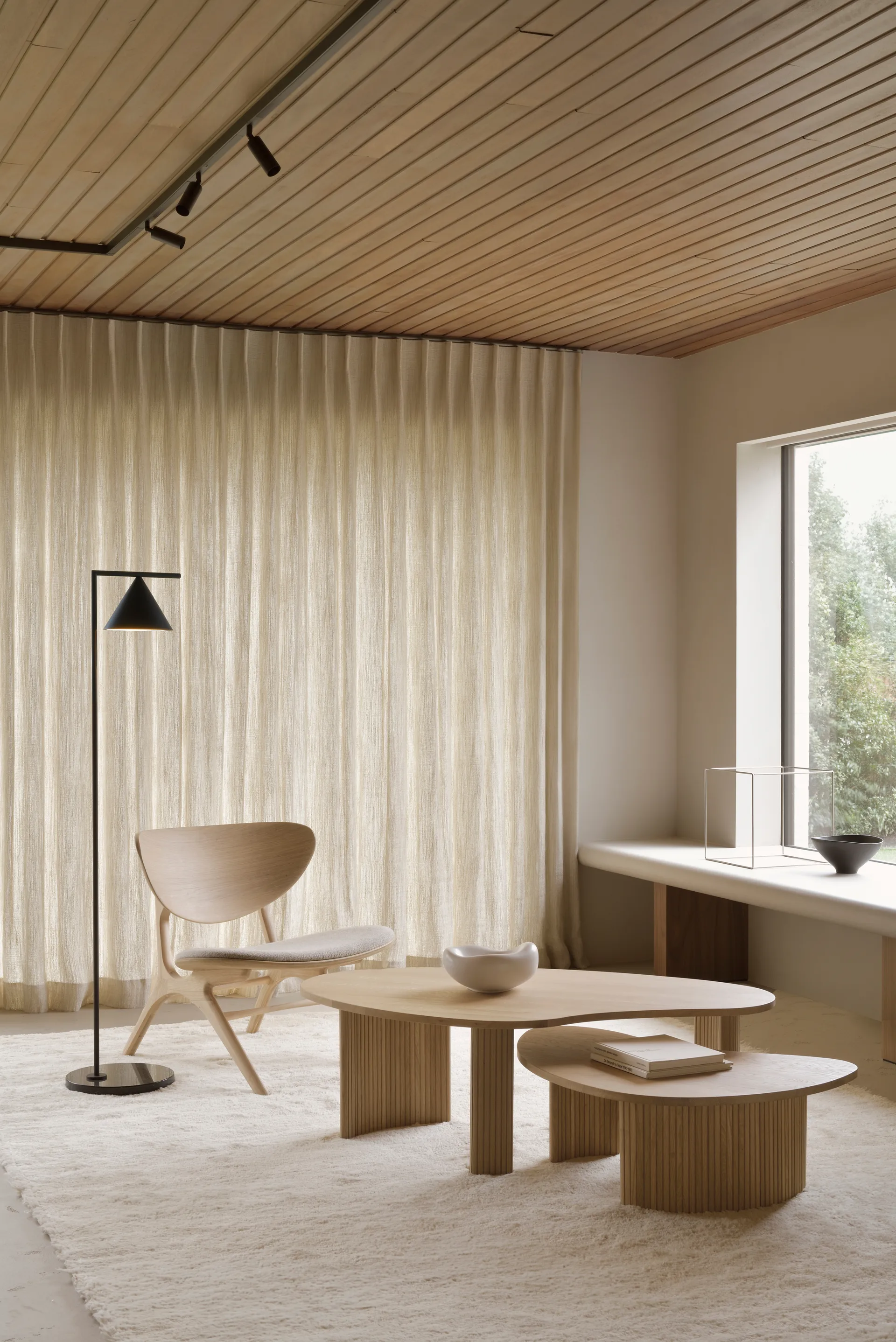 Poltrona Eye, Rovere, off white Ethnicraft