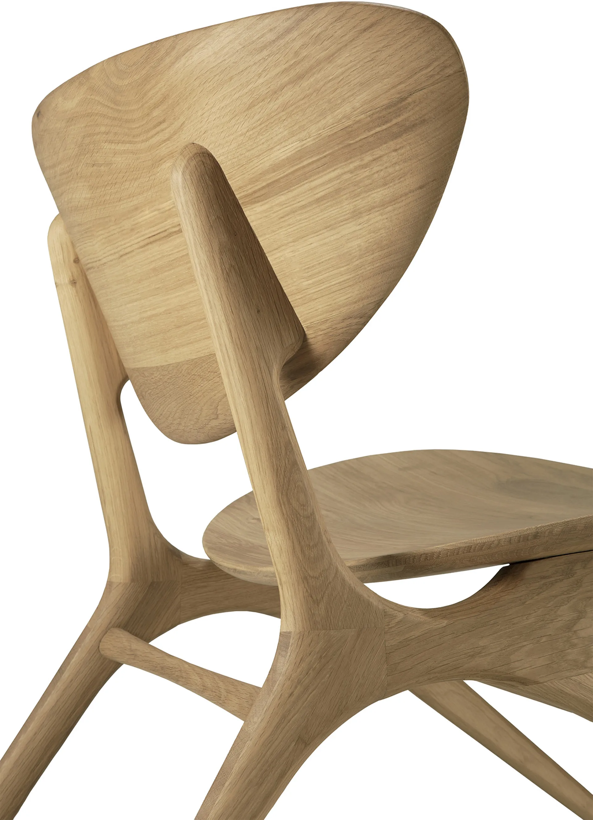 Poltrona lounge Eye, Rovere oliato a cera dura Ethnicraft