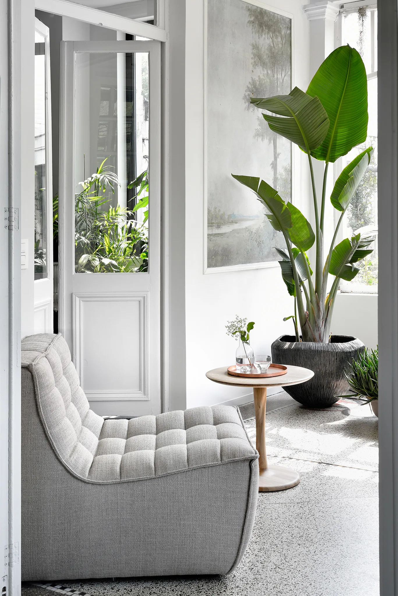 Poltrona N701, Tessuto beige Ethnicraft