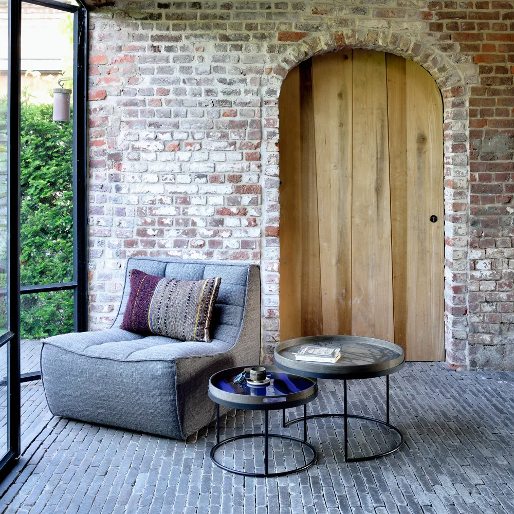 Poltrona N701, Tessuto grigio scuro Ethnicraft