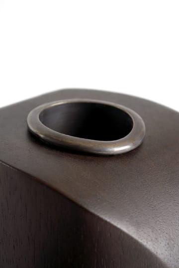 Portacandele PI 3 pezzi - mogano tinto marrone scuro - Ethnicraft