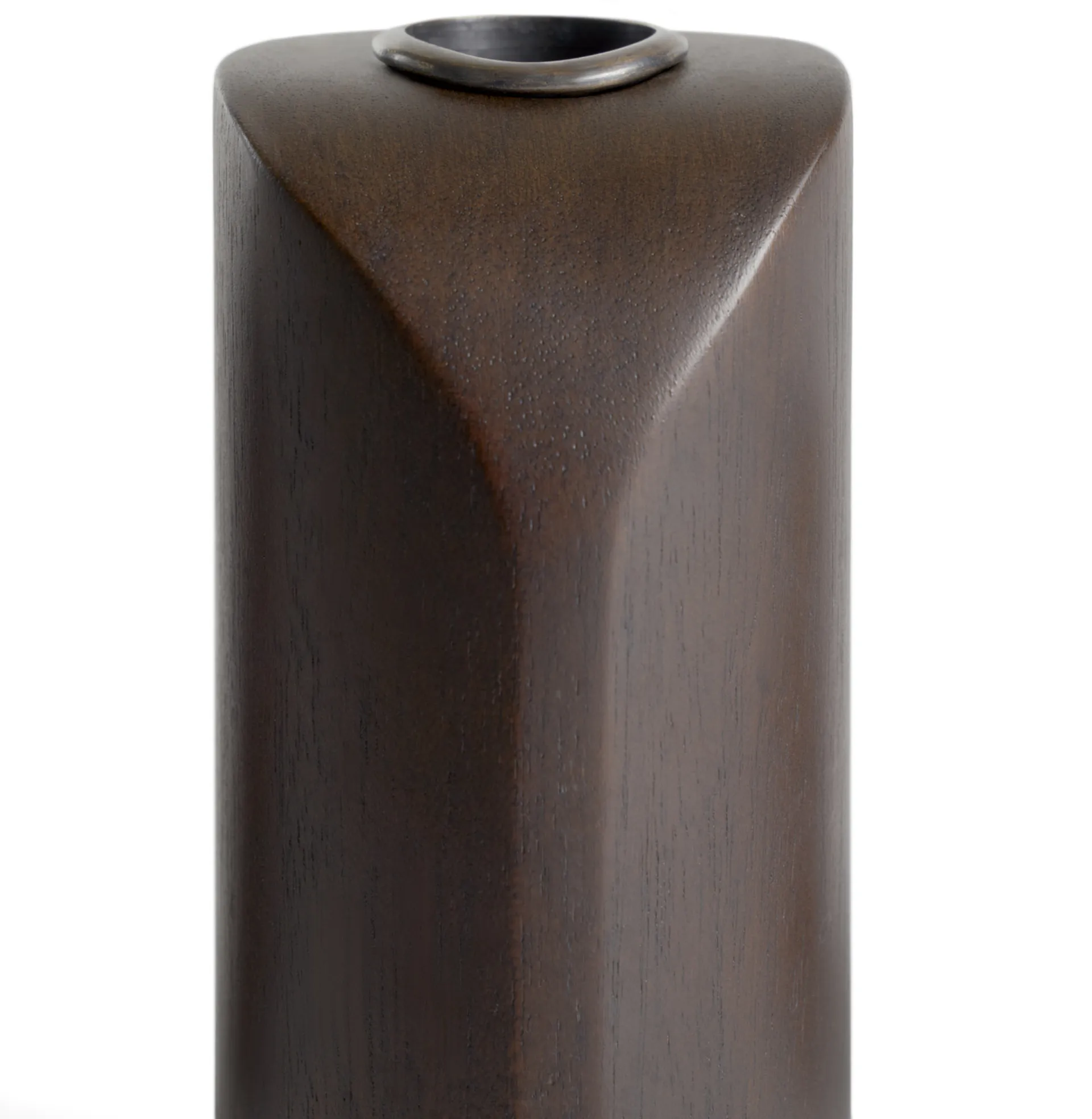 Portacandele PI 3 pezzi, mogano tinto marrone scuro Ethnicraft